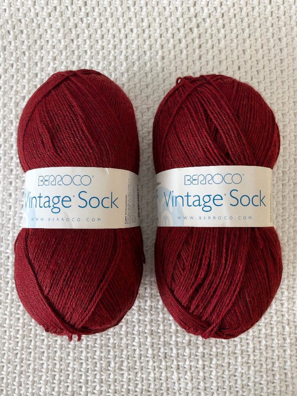 NWT Berroco Vintage Sock Colour 12060 Black Cherry Lot of 2